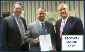 AdCare Hospital President Jeffrey W. Hillis, and Mayor Joseph Petty