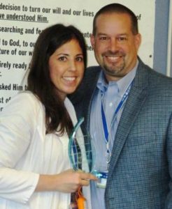 Shannon Korich, NP with Jeffrey Hillis, President of AdCare