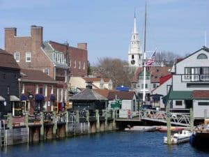 old harbour in Rhode Island