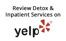 Leave a Yelp Review for Detox & Inpatient Services logo