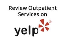 Leave a Yelp Review for Outpatient Services logo