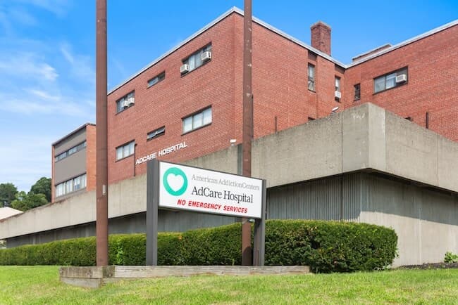 AdCare Hospital Sign