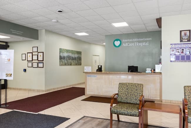 Front desk at AdCare Hospital