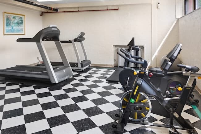 Gym at AdCare hospital - rehab center in massachusetts